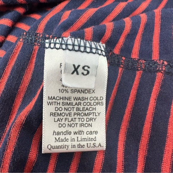 Revolve x Michael Lauren Cuba Short Sleeve Striped Mini T Shirt Dress XS New - Picture 12 of 14